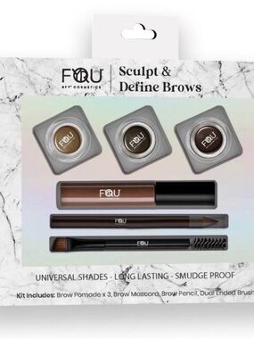 Sculpt & Define Brows Kit — Universal Brown Shades